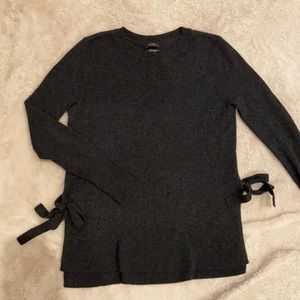 Charcoal grey cashmere sweater